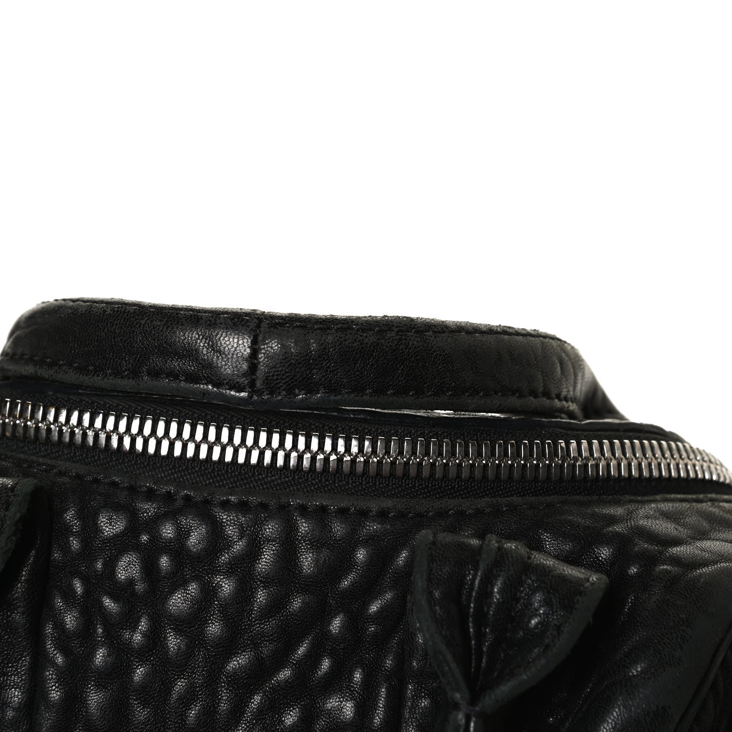 Alexander Wang Pebbled Lambskin Mini Rockie Black Rhodium Hardware 13 of 17