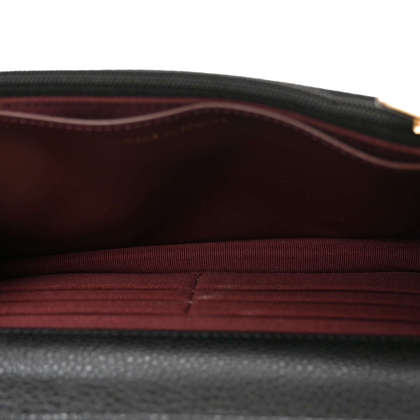 Caviar Quilted CC Turnlock Wallet On Chain WOC Black