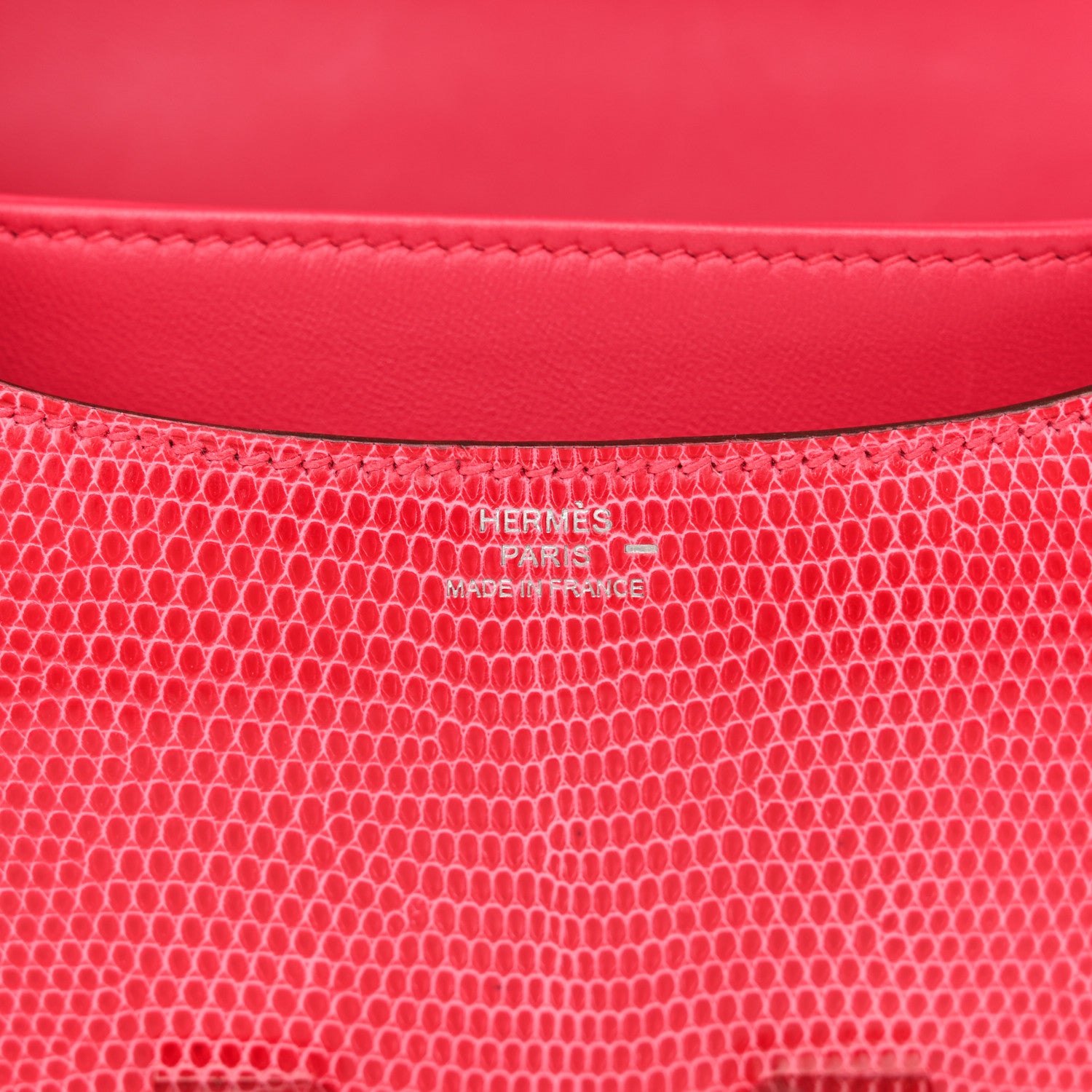 Hermes Lizard Constance 18 Rose Extreme 6 of 11