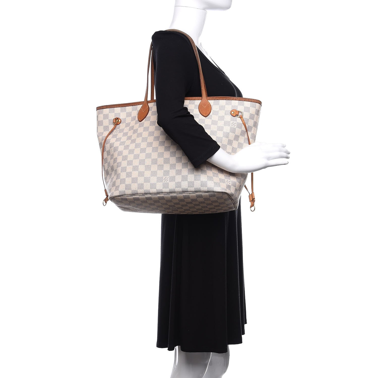 Louis Vuitton Damier Azur Neo Neverfull MM 2 of 15