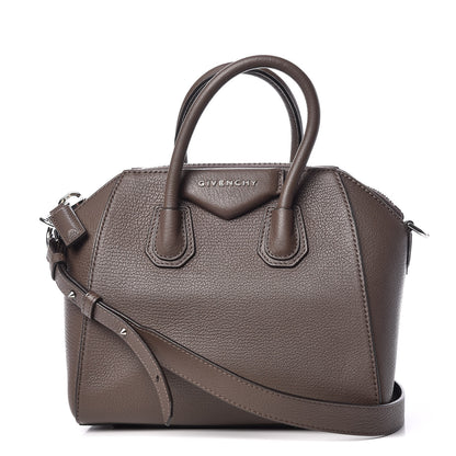 Givenchy Sugar Goatskin Mini Antigona Heather Grey 1 of 14