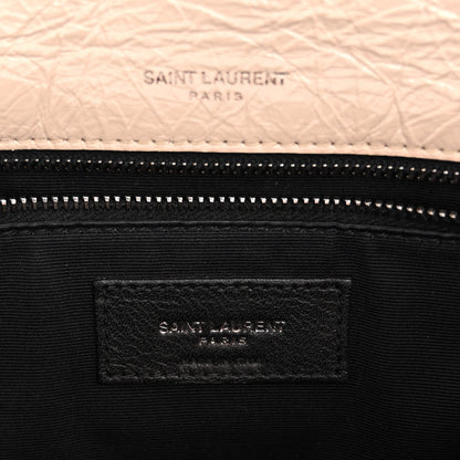 Saint Laurent Crinkled Calfskin Matelasse Monogram Medium Niki Chain Satchel Light Natural 5 of 9