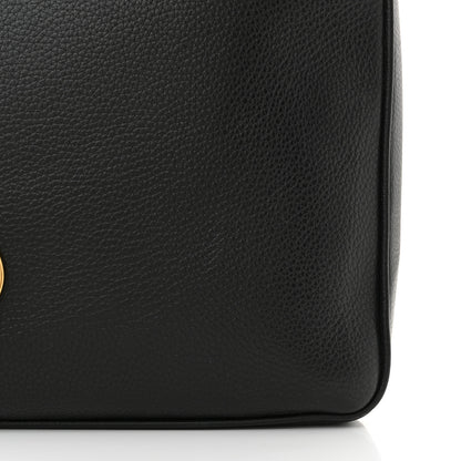 Versace Calfskin Medusa Briefcase Messenger Bag Black 12 of 14