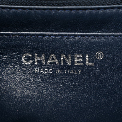 Chanel Patent Quilted Jumbo Single Flap Navy 6 of 12