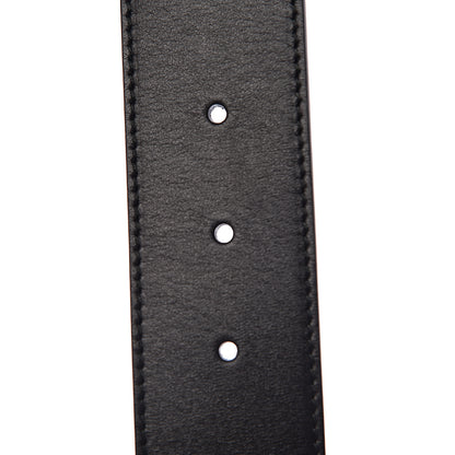 Gucci Calfskin Double G 40mm Belt 80 32 Black 5 of 6