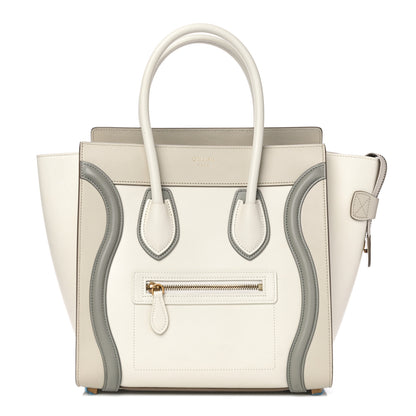 Celine Shiny Smooth Calfskin Micro Tri-Color Luggage Natural 1 of 8