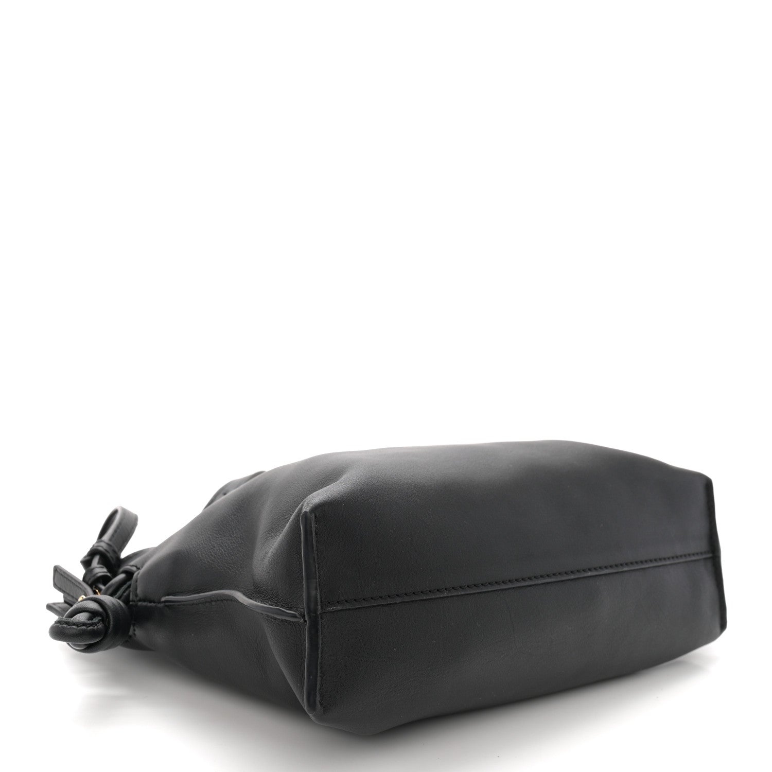 Loewe Calfskin Mini Flamenco Knot Clutch Black 4 of 10
