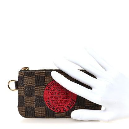 Louis Vuitton Damier Ebene Complice Trunks and Bags Wallet Red 2 of 7
