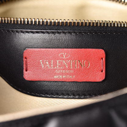 Valentino Garavani Nappa Medium Candystud Top Handle Bag Black Poudre 6 of 16