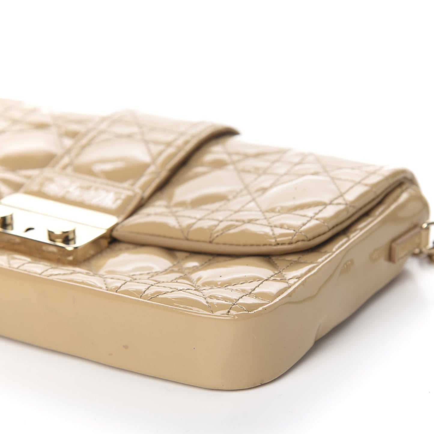 Patent Cannage New Lock Pouch Beige
