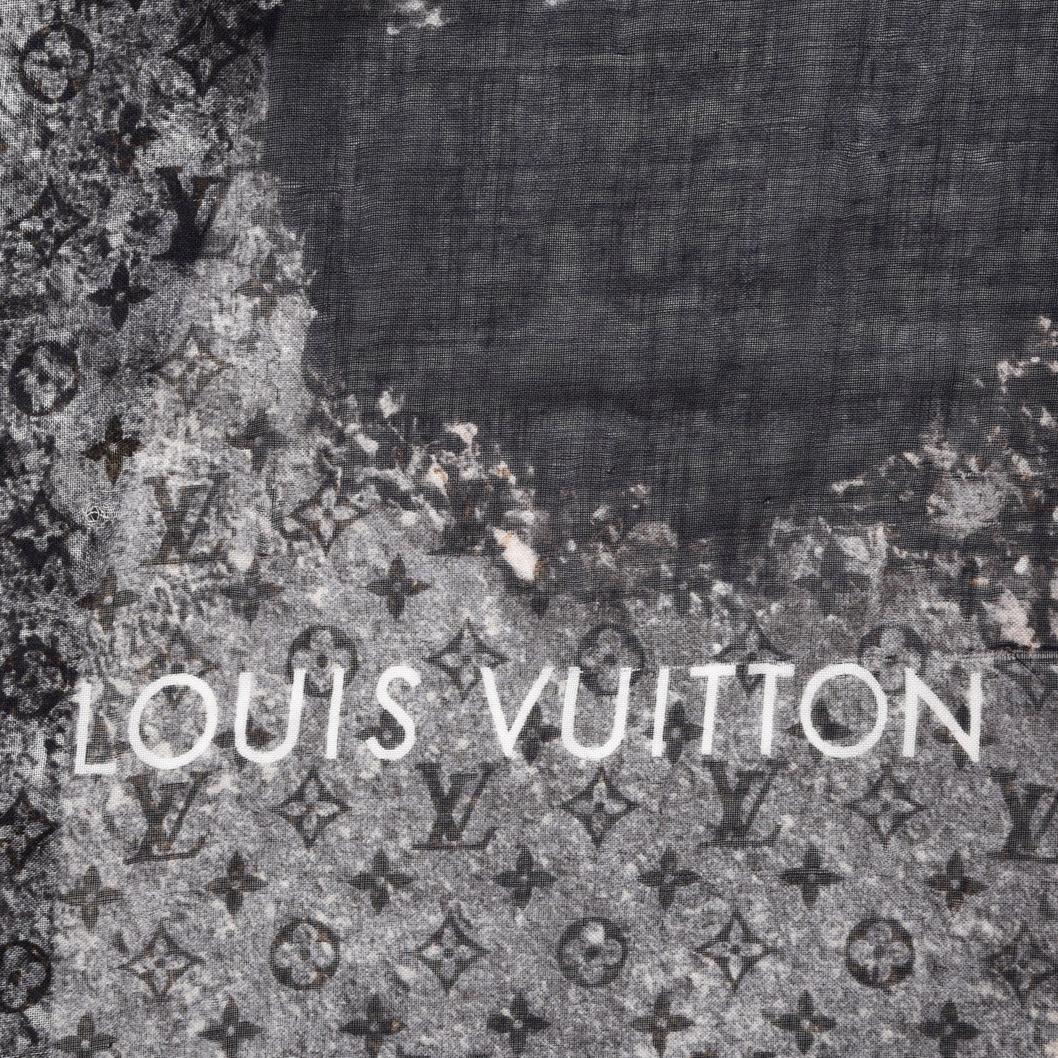 Louis Vuitton Cashmere Monogram Landscape Stole 5 of 5