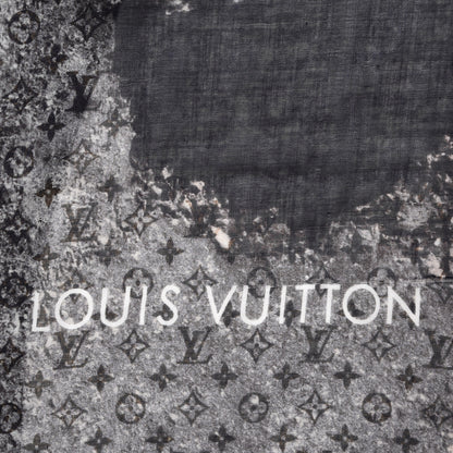 Louis Vuitton Cashmere Monogram Landscape Stole 5 of 5