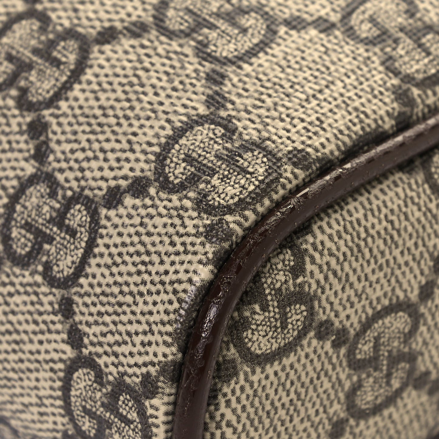 GG Supreme Monogram Web Small Ophidia Messenger Bag Brown