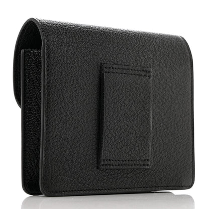 Hermes Chevre Mysore Roulis Slim Wallet Black 4 of 9
