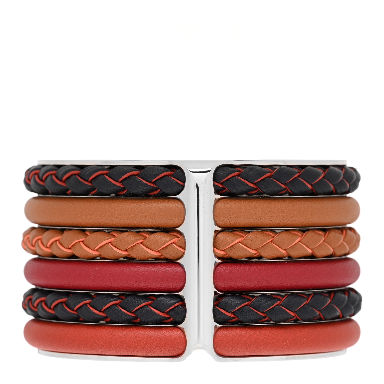 Hermes Swift Palladium Kyoto Tresse Cuff T2 1 of 4