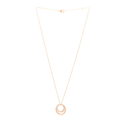 Cartier 18K Pink Gold Diamond Etincelle De Cartier Pendant Necklace 3 of 5