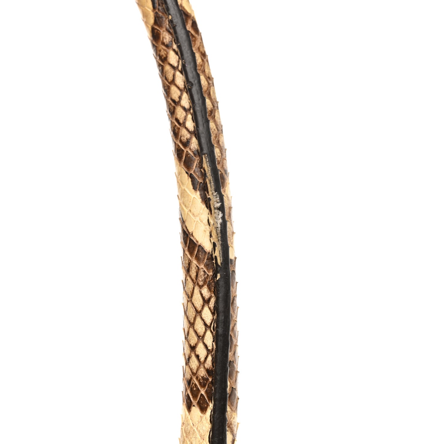 Snakeskin Mini Luggage Beige