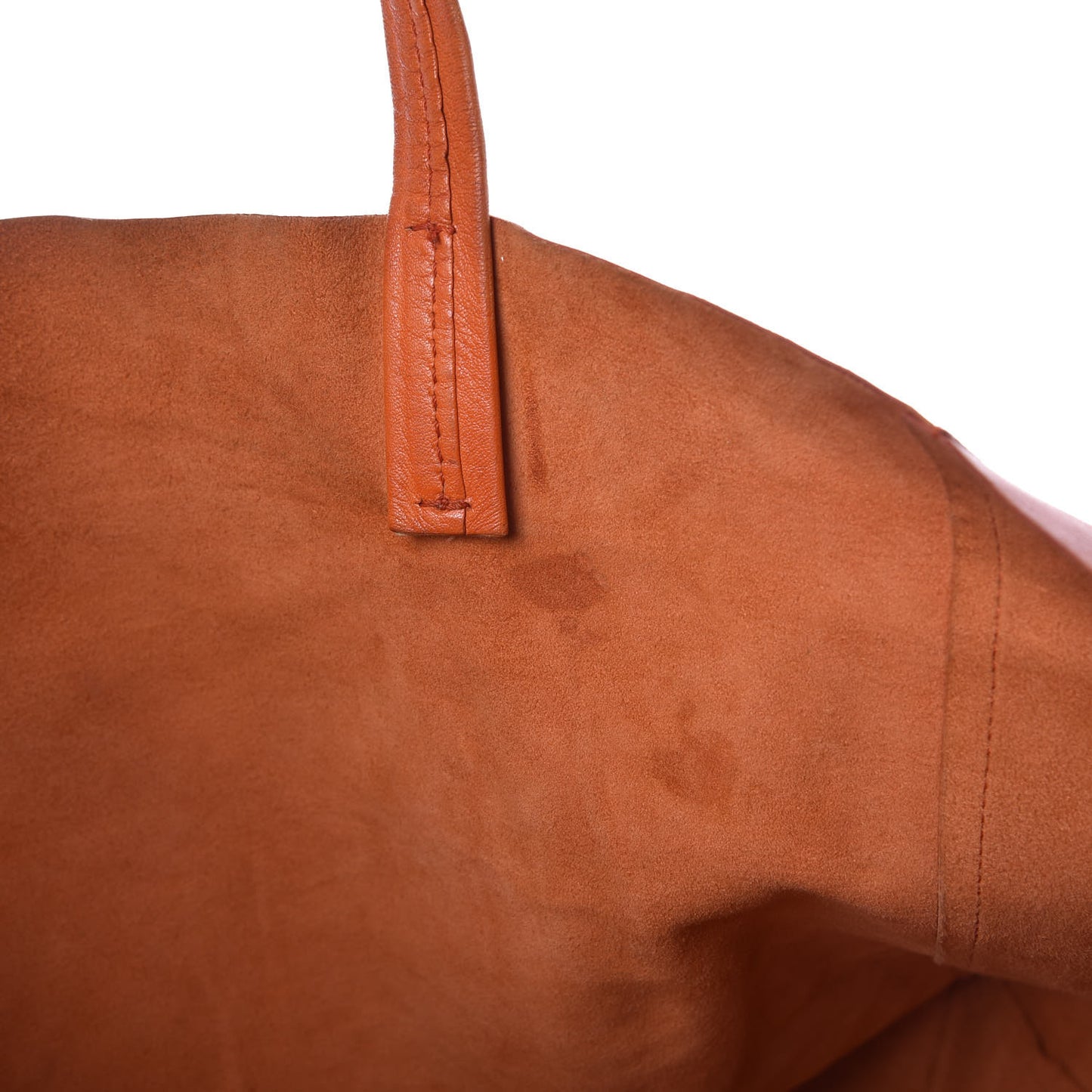 Calfskin Large Horizontal Cabas Phantom Orange