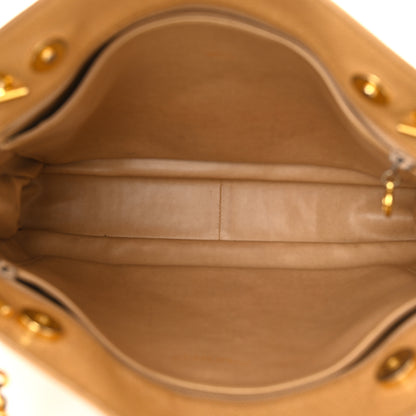 Chanel Caviar CC Shoulder Bag Beige 5 of 19