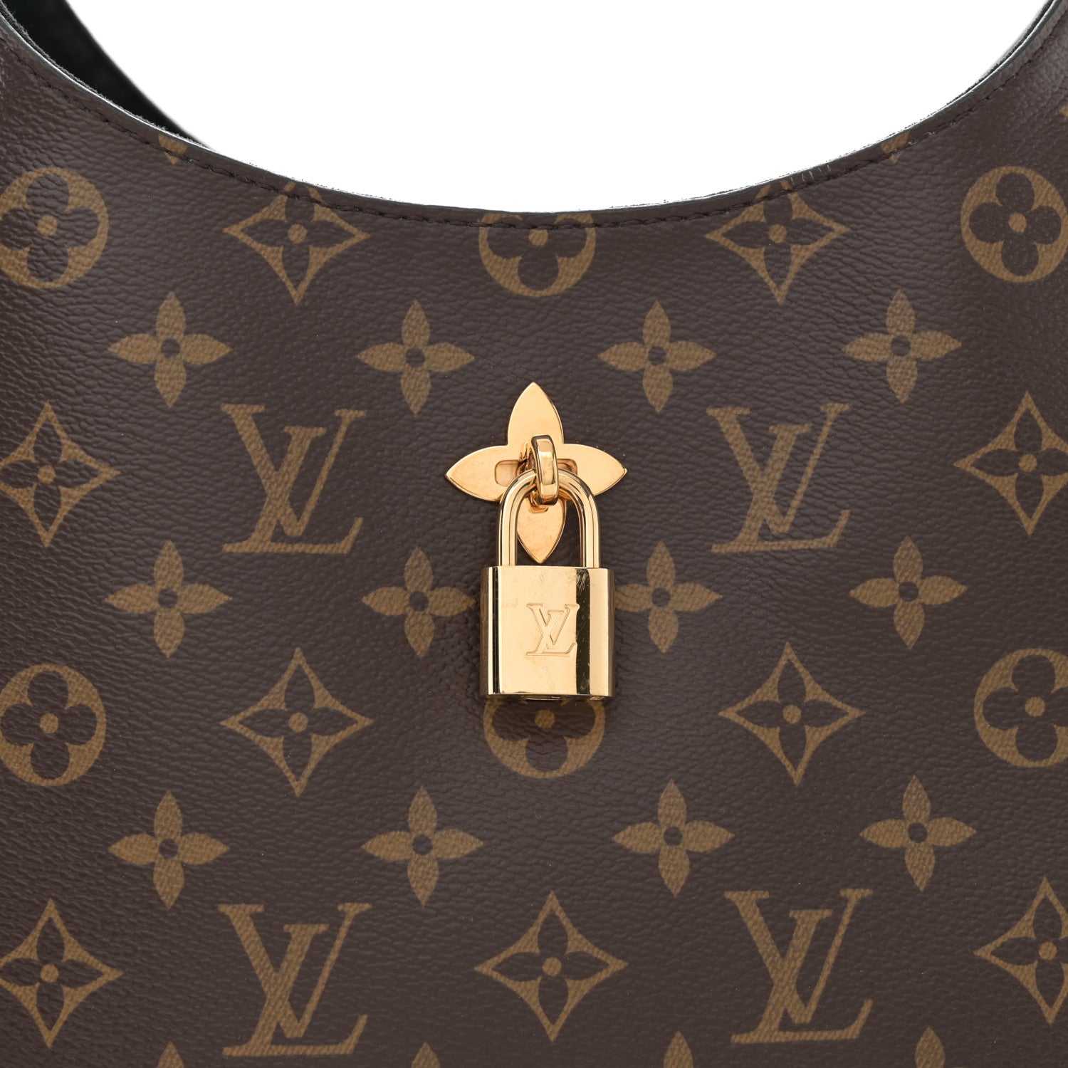 Louis Vuitton Monogram Flower Hobo Black 8 of 11
