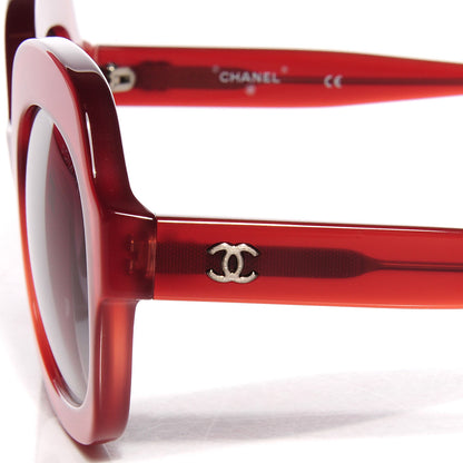 Chanel Round Sunglasses Red 71045 3 of 6