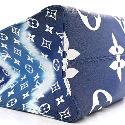 Louis Vuitton Monogram Escale Onthego GM Blue 10 of 13