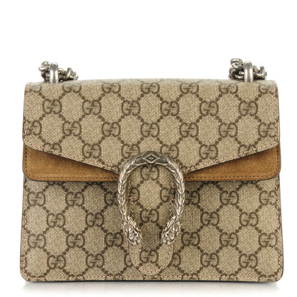 Gucci GG Supreme Monogram Mini Dionysus Shoulder Bag Taupe 1 of 7