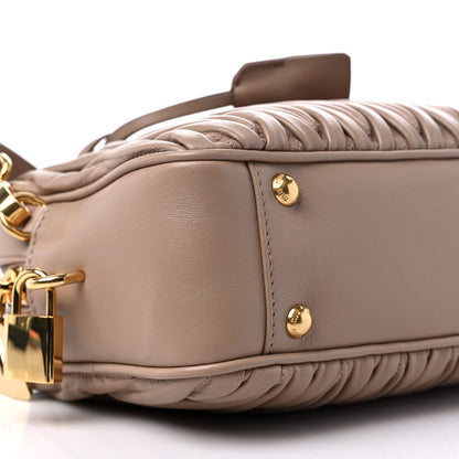 Miu Miu Nappa Matelasse Top Handle Bag Cammeo 6 of 8
