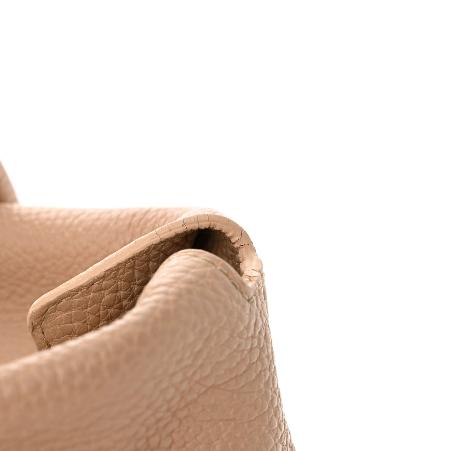 London Grainy Calfskin Medium Baynard Tote Nude