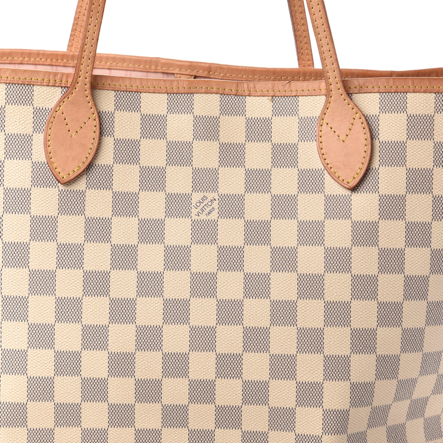 Damier Azur Neo Neverfull MM Rose Ballerine