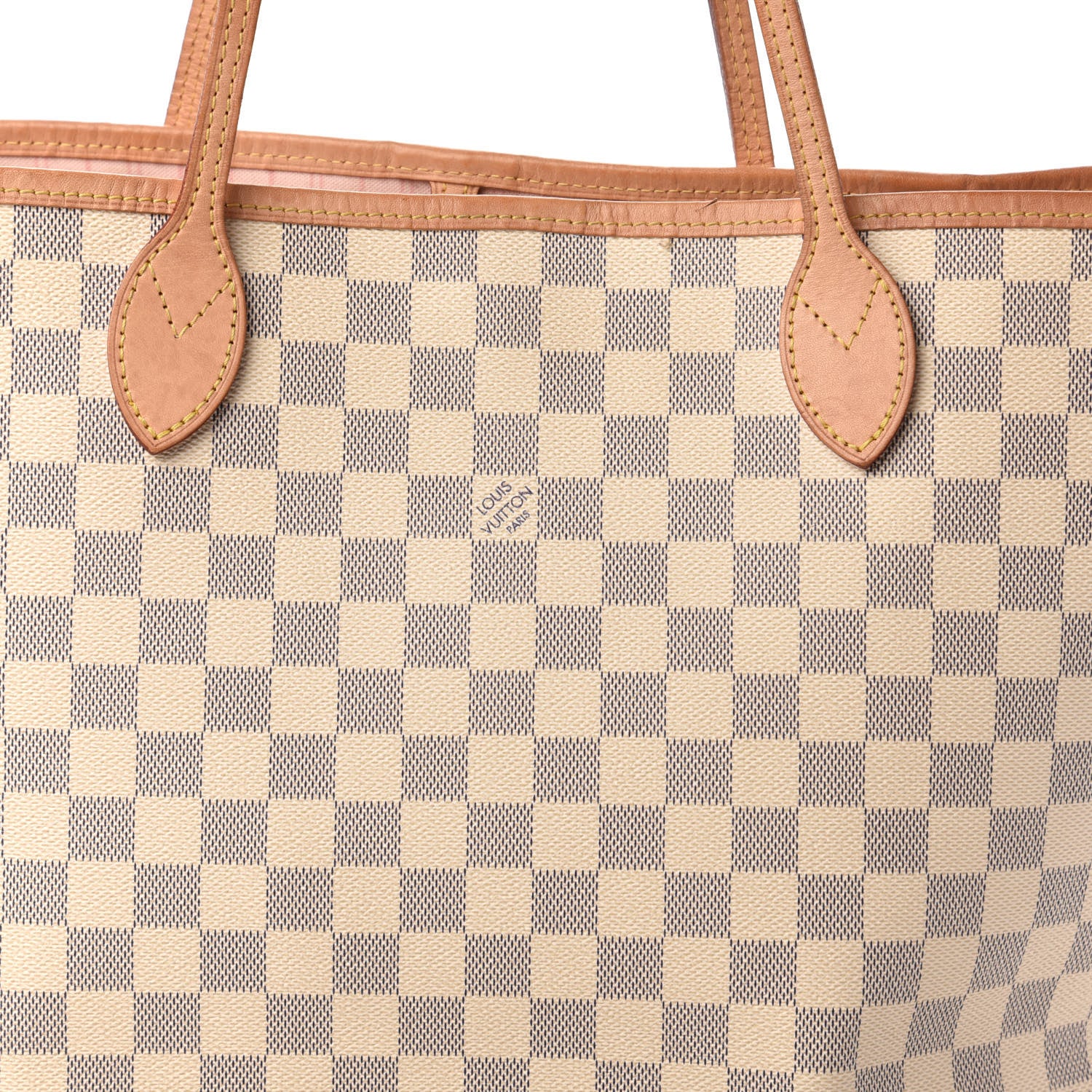 Louis Vuitton Damier Azur Neo Neverfull MM Rose Ballerine 10 of 11