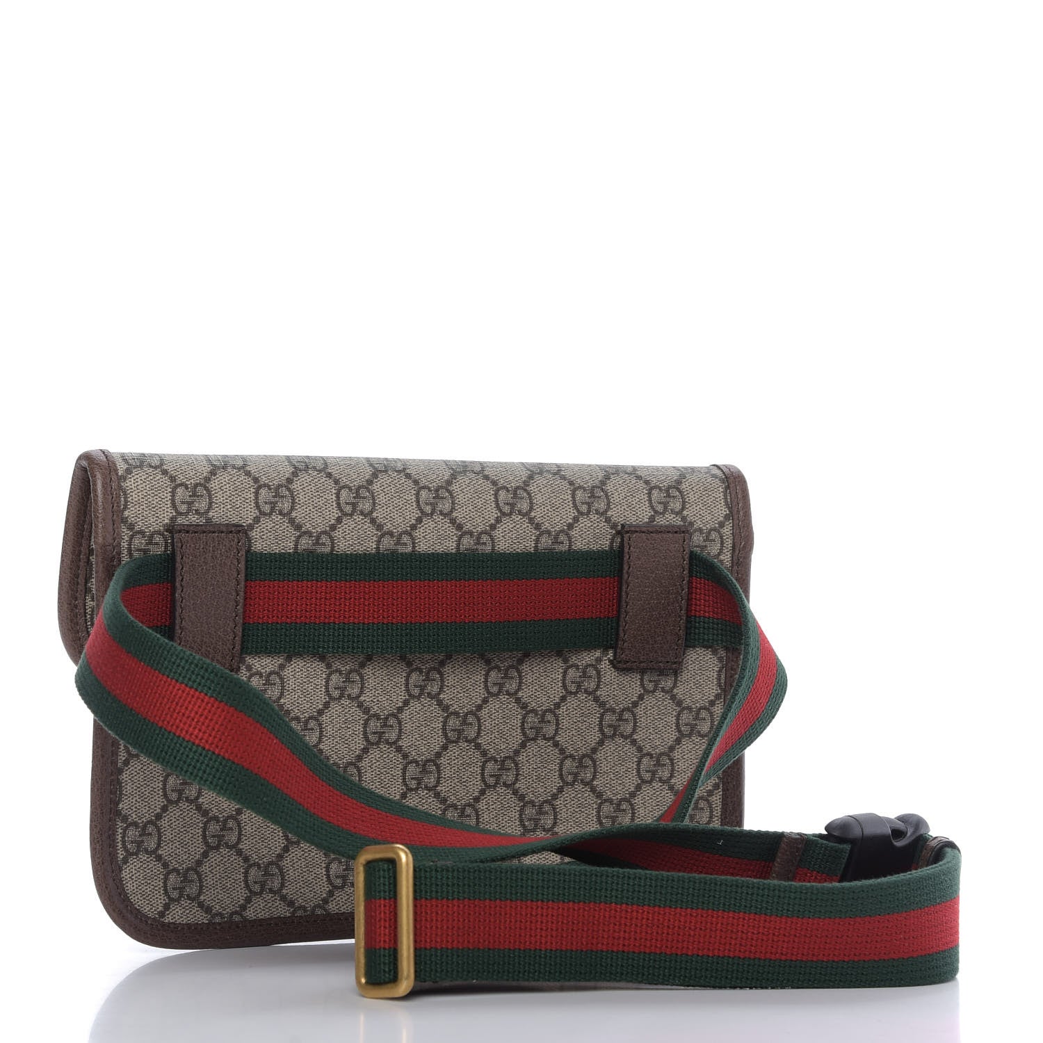 Gucci GG Supreme Monogram Neo Vintage Web Belt Bag Brown 3 of 9