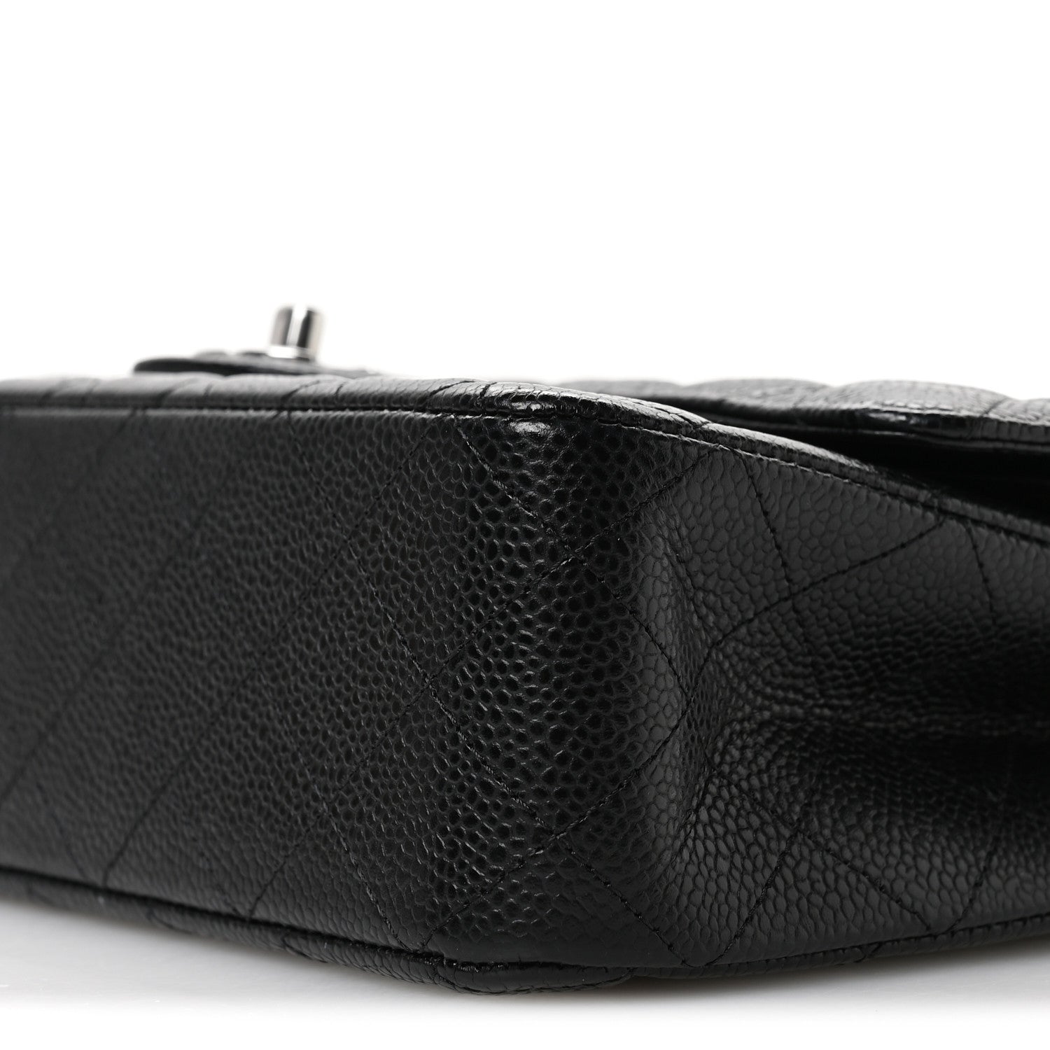 Chanel Caviar Quilted Medium Double Flap Black 11 of 12