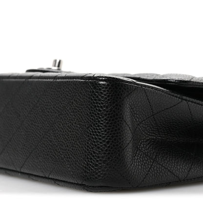 Chanel Caviar Quilted Medium Double Flap Black 11 of 12