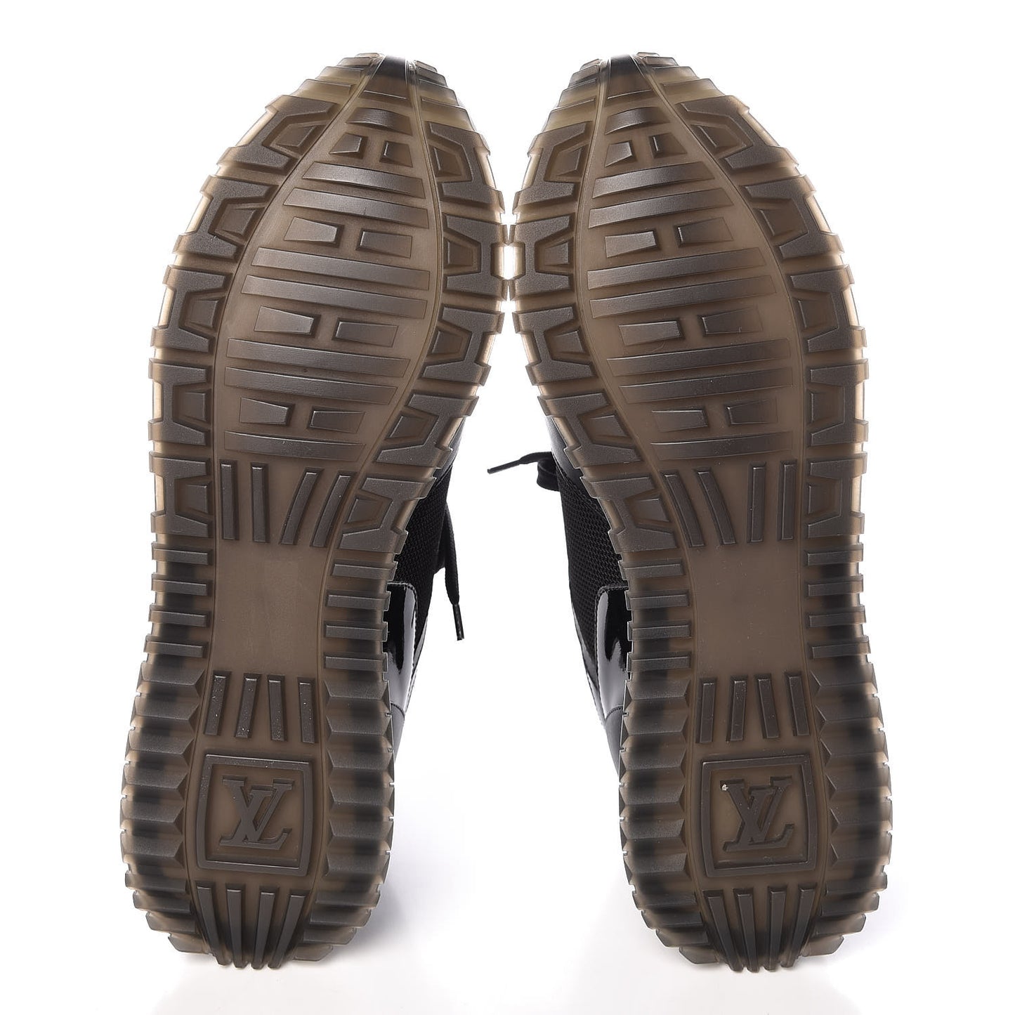 Calfskin Run Away Sneakers 38 Black