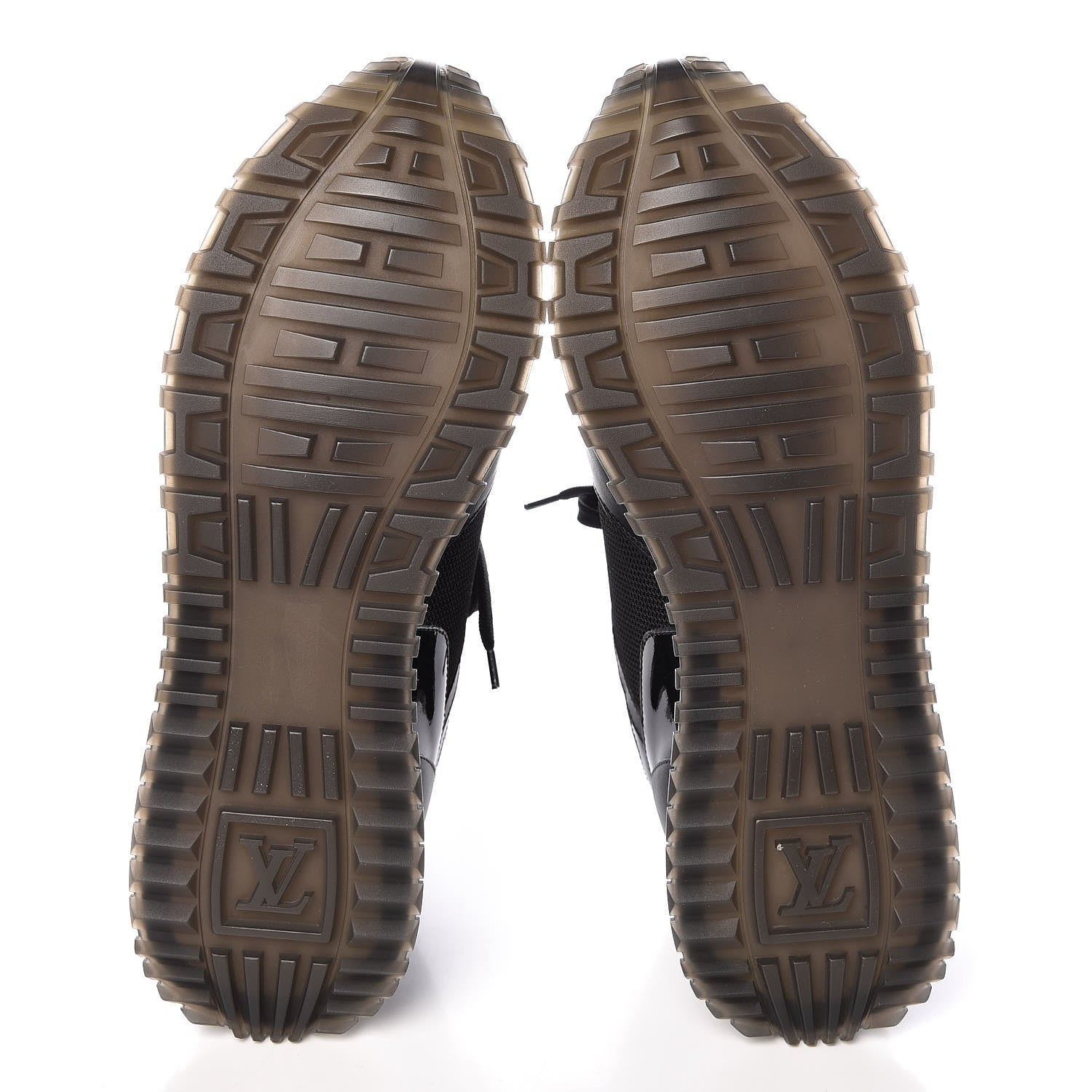 Louis Vuitton Calfskin Run Away Sneakers 38 Black 5 of 9