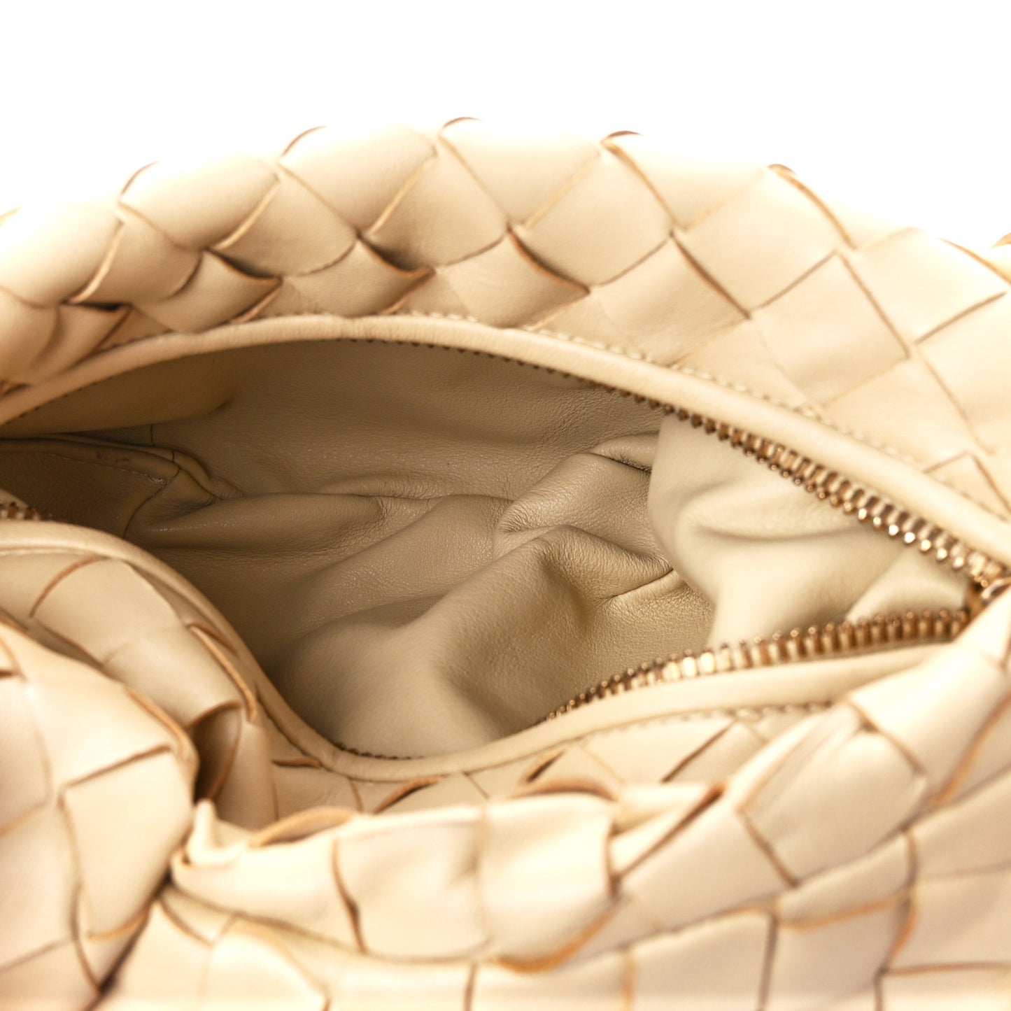 Nappa Intrecciato Mini Jodie Almond