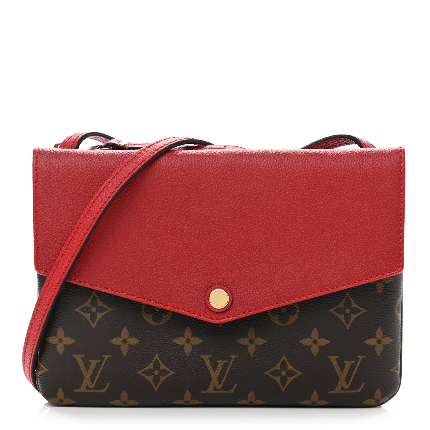 Monogram Twice Pochette Cherry