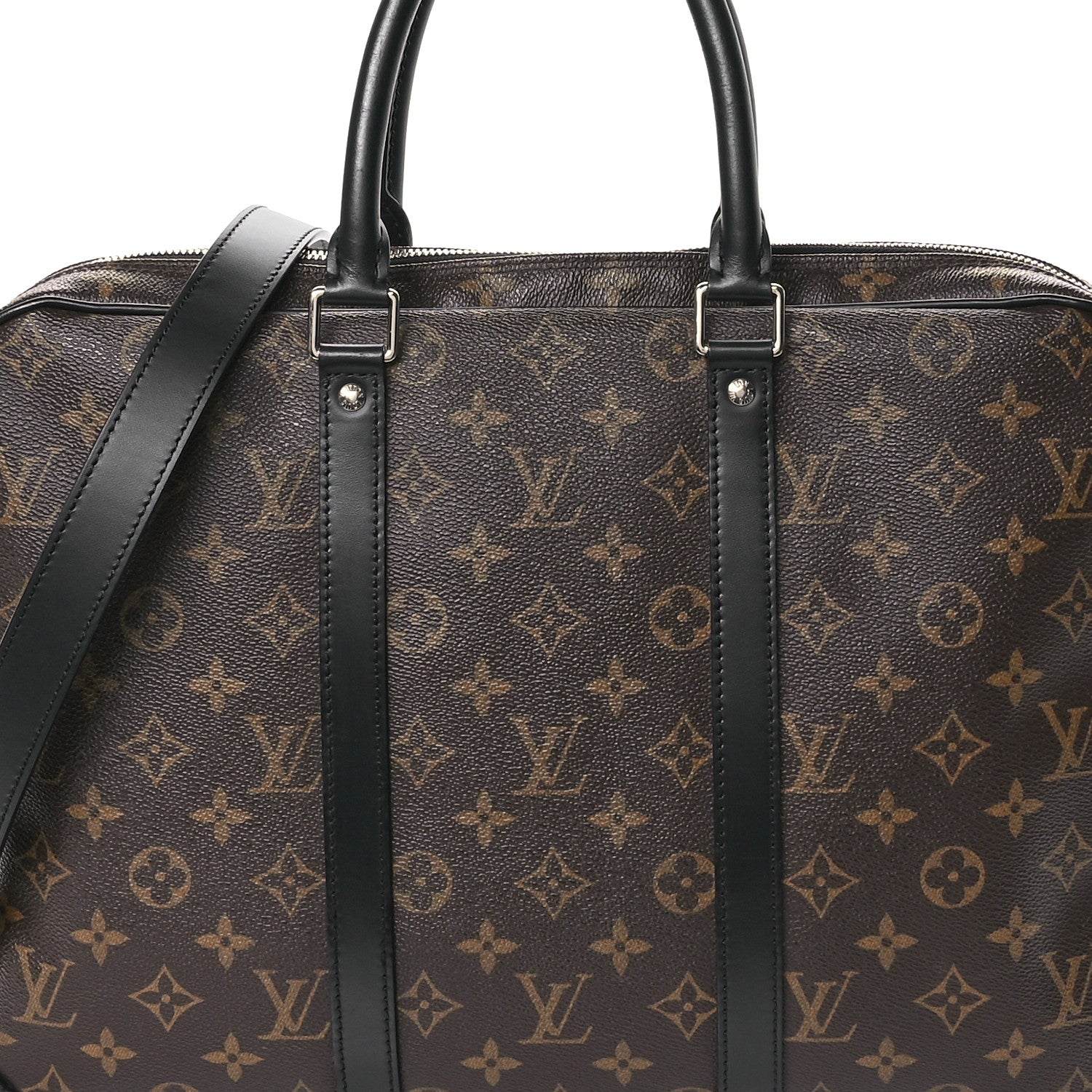 Louis Vuitton Monogram Macassar Porte-Documents Voyage PM 7 of 10
