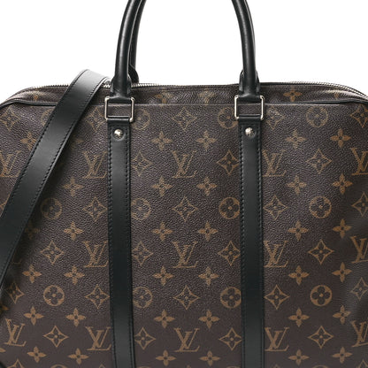 Louis Vuitton Monogram Macassar Porte-Documents Voyage PM 7 of 10
