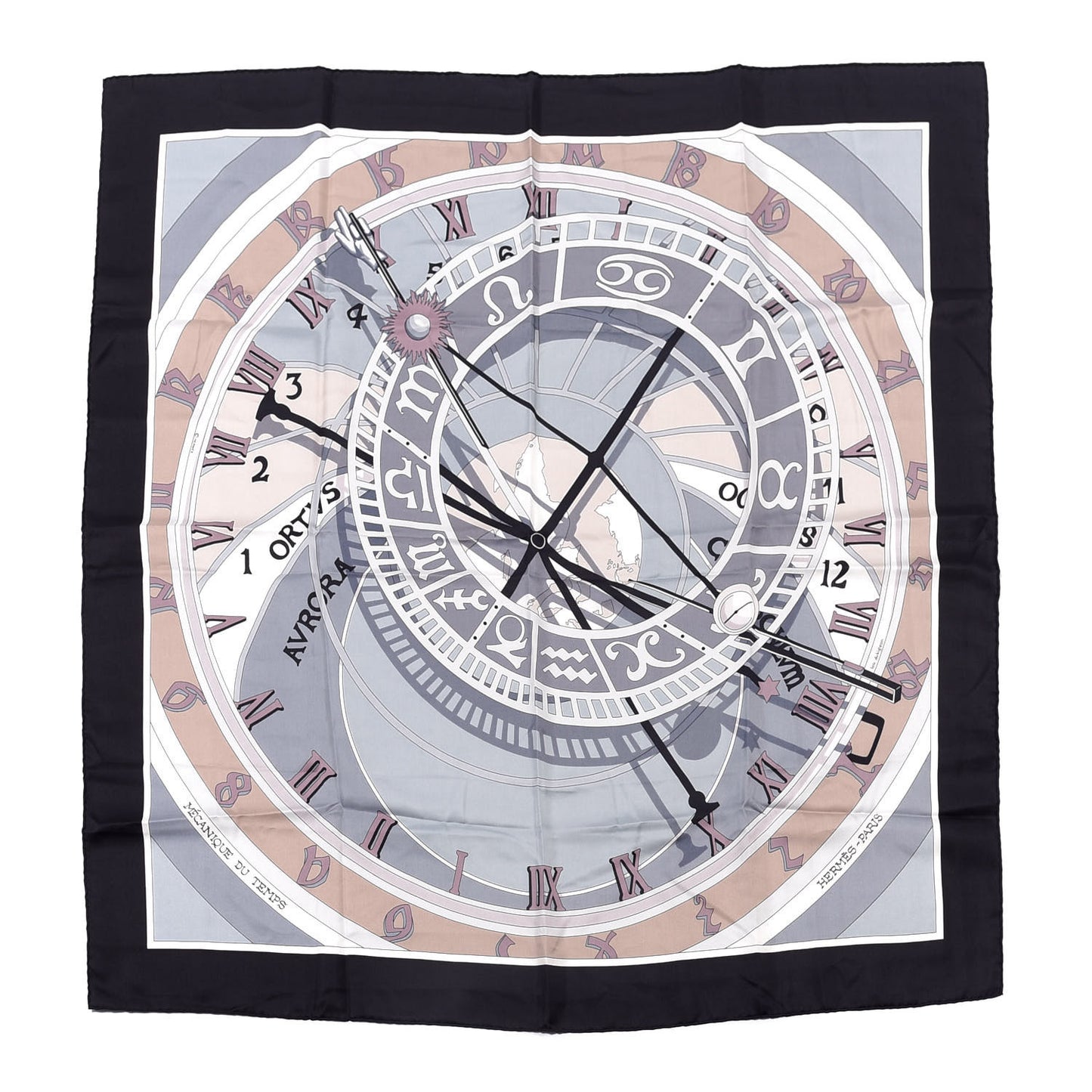 Silk Mecanique Du Temps Scarf 90