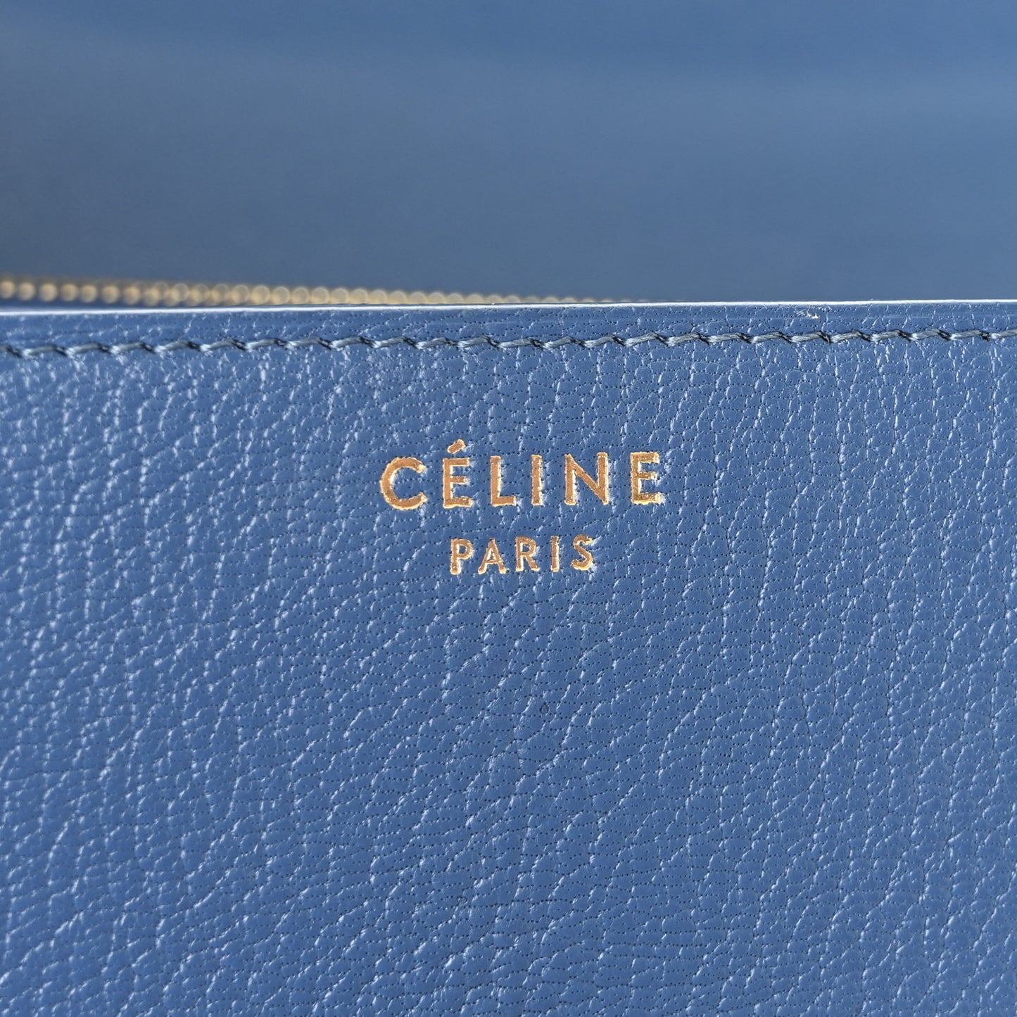 Goatskin Medium Classic Box Flap Bag Deepsea