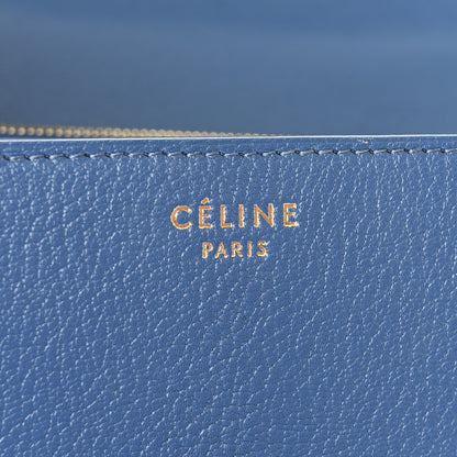Celine Goatskin Medium Classic Box Flap Bag Deepsea 6 of 11