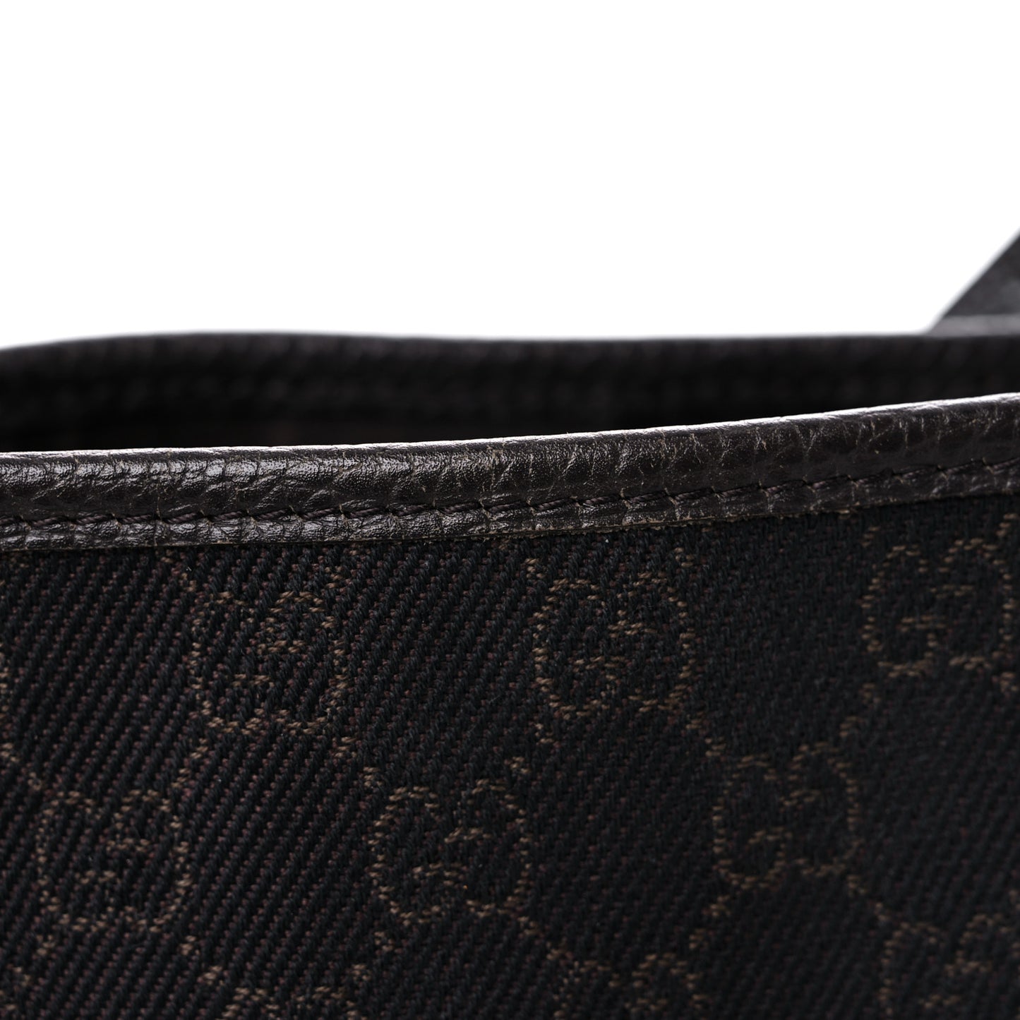 Monogram Medium Abbey Shoulder Bag Chocolate