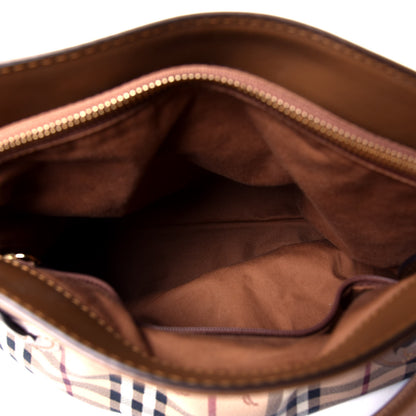 Burberry Haymarket Check Medium Golderton Tote Mid Camel 4 of 4