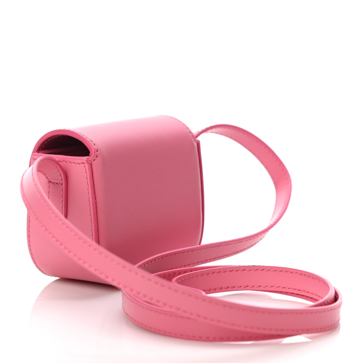 Celine Calfskin Triomphe Airpods Case With Strap Flamingo 3 of 10