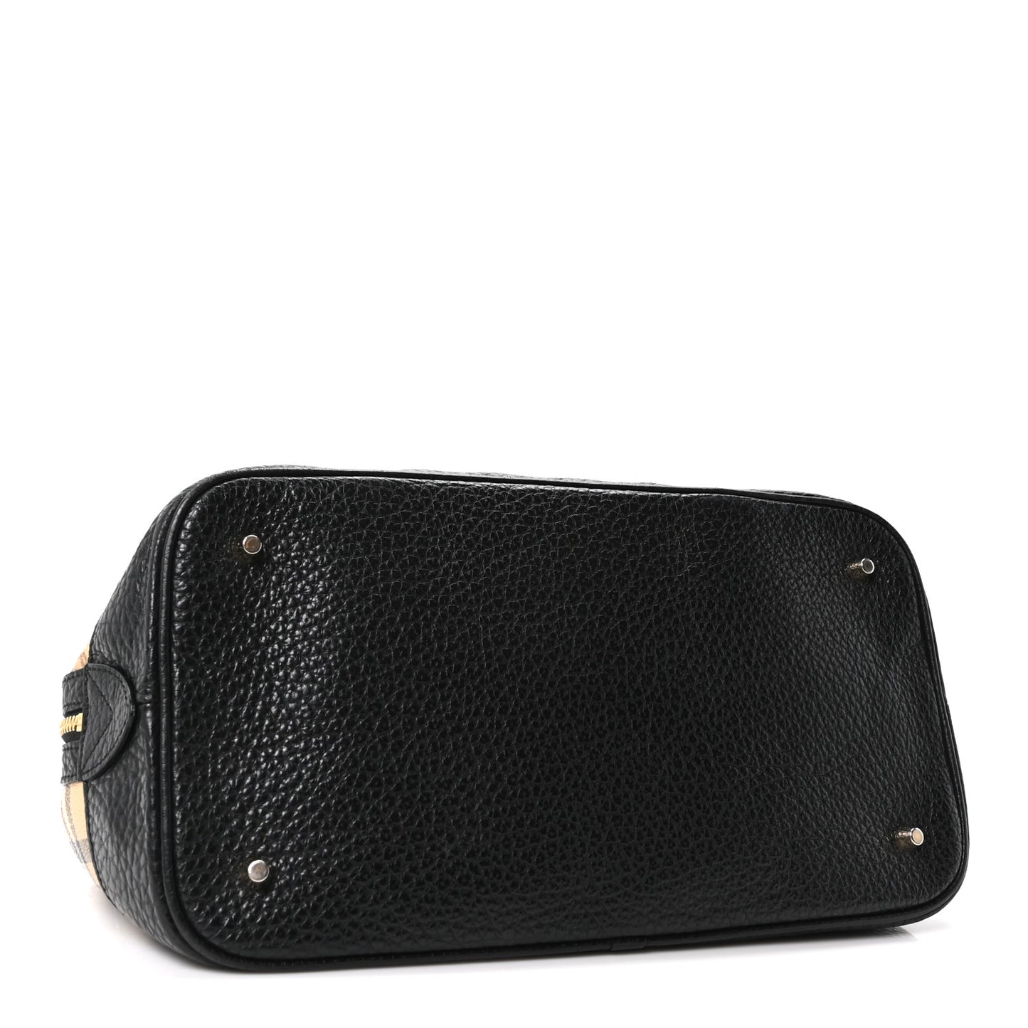Haymarket Check Medium Satchel Black