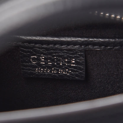Celine Drummed Calfskin Nano Luggage Black 8 of 9