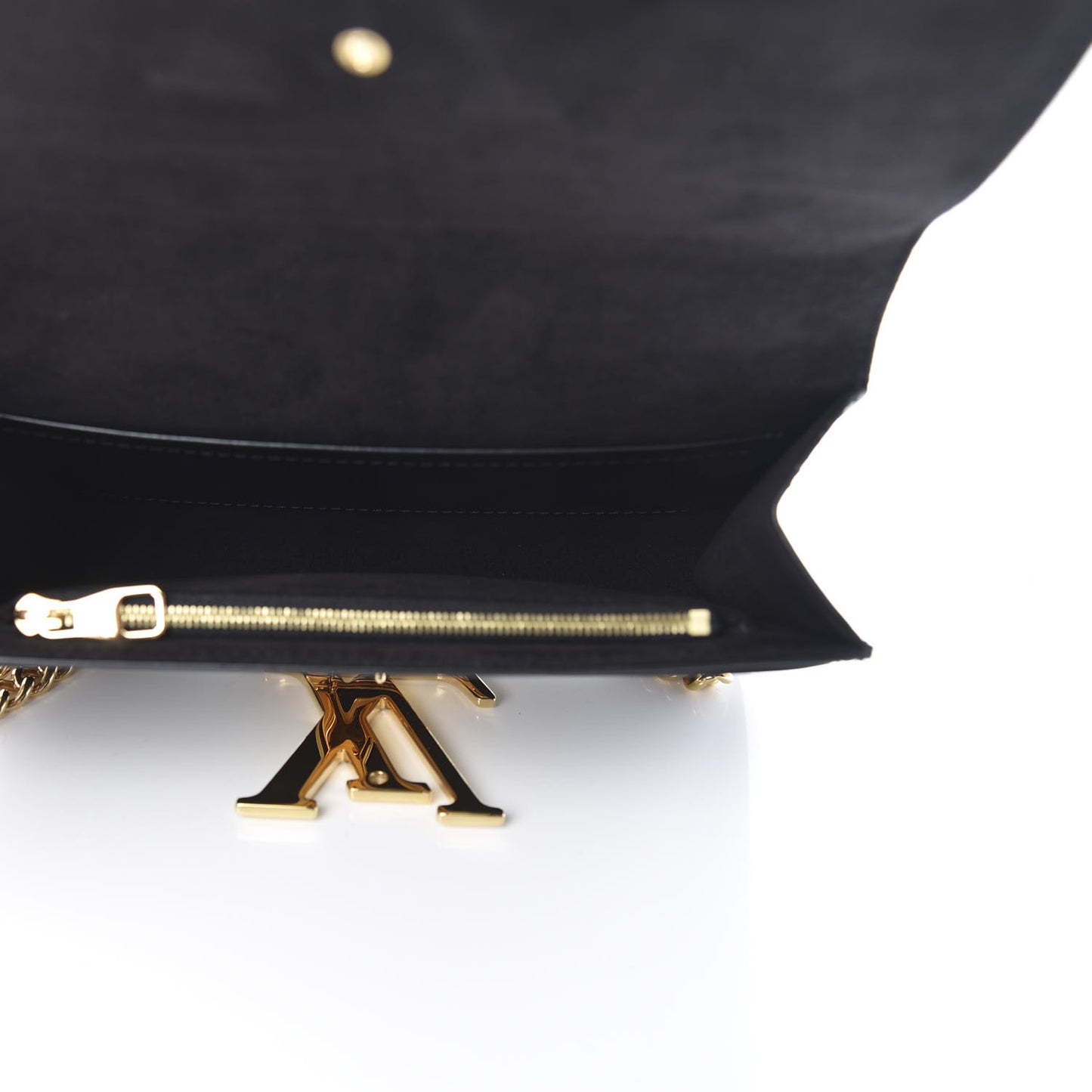 Calfskin Chain Louise MM Black