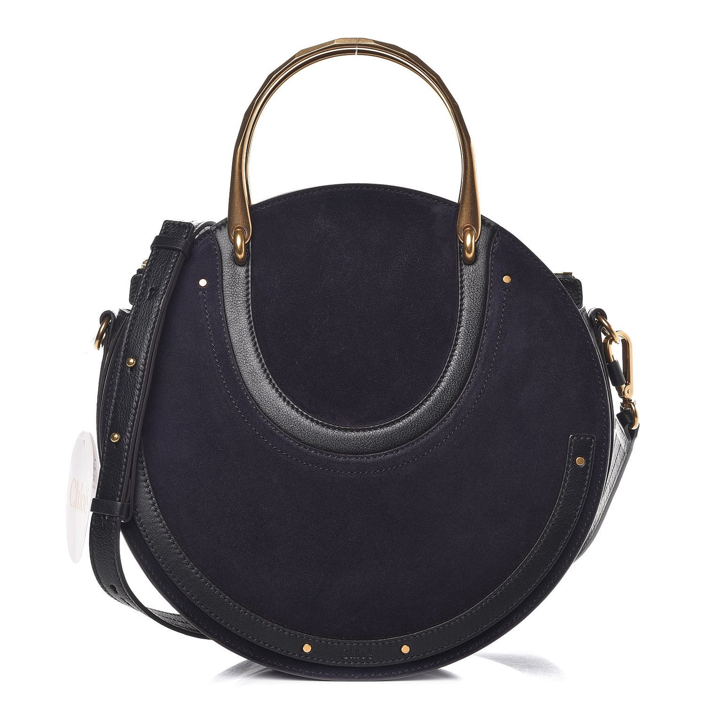 Calfskin Suede Medium Pixie Bag Full Blue